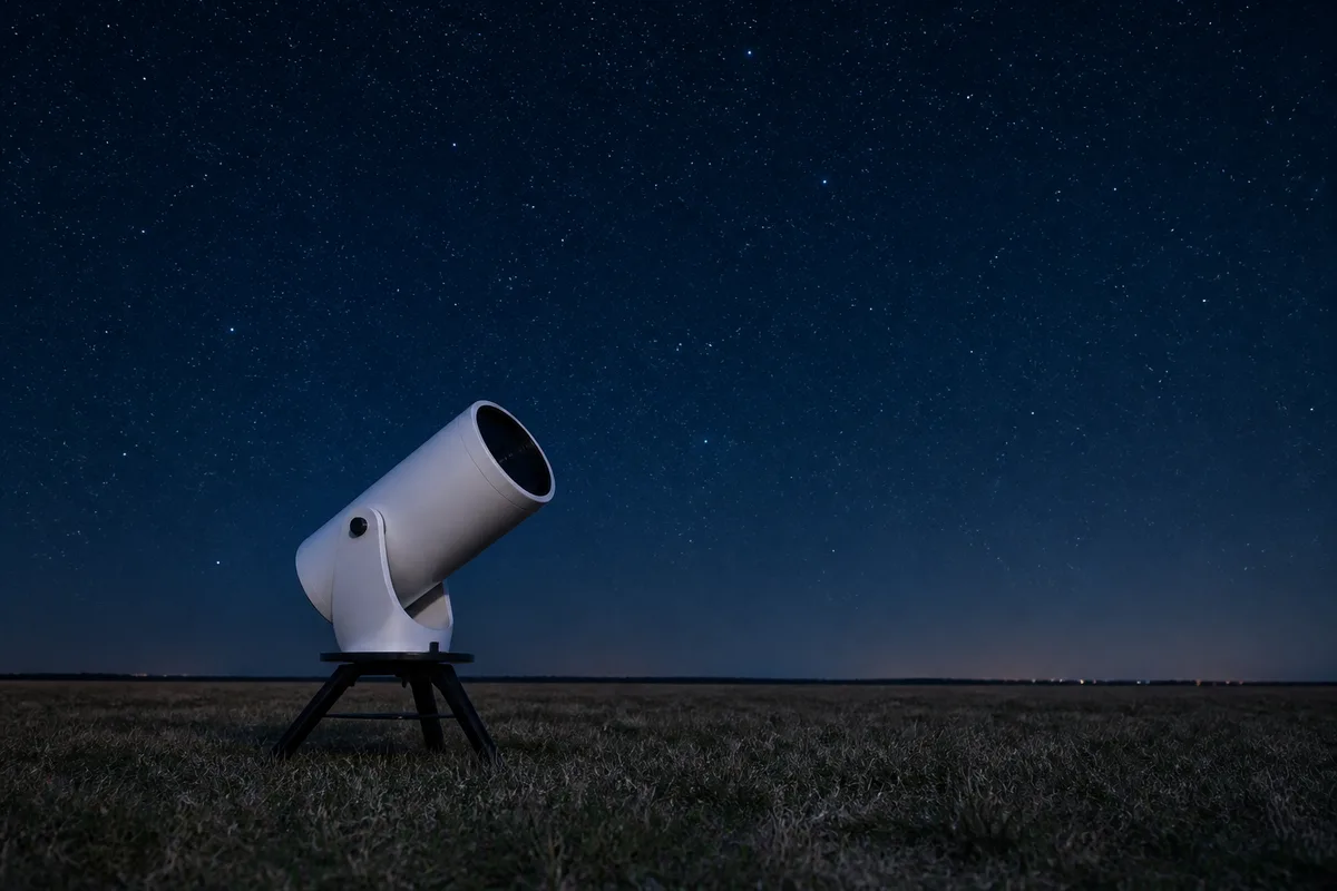 Télescope connecté : le ciel profond sans monture